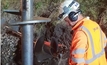  A helical pile is installed at Yarm Station