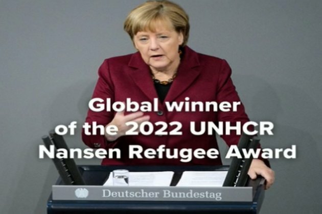 Former German chancellor Angela Merkel wins UN refugee agency prize
