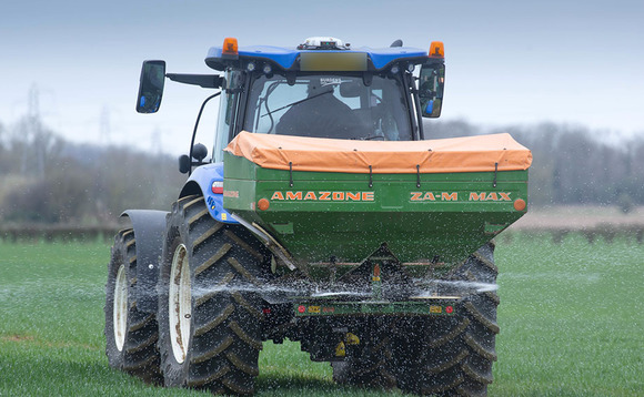 Farmers face extra £760m fertiliser bill