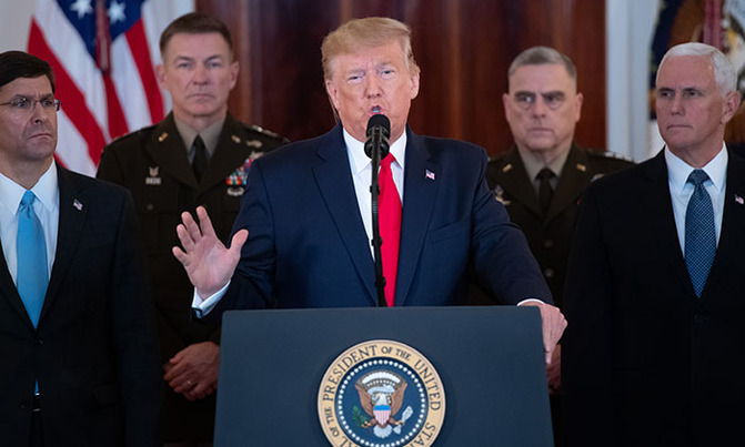 Iraq warns of 'collapse' if Trump blocks oil cash Iraq warns of 'collapse' if Trump blocks oil cash