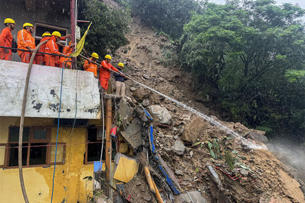 Kullu landslides: Six people trapped under landslide debris, four injured people rescued; two to three houses damaged
