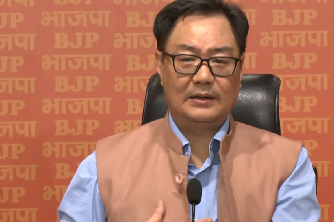 " Under a well-planned conspiracy, many forces using Rahul Gandhi as pawn to harm India's image": Kiren Rijiju