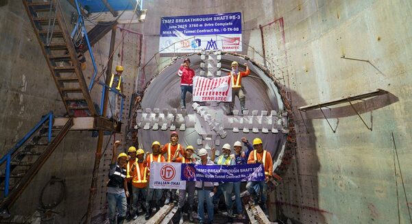 Terratec’s Ø4.39m EPB TBM breaks through on Ninth Bangkok water supply project in Thailand