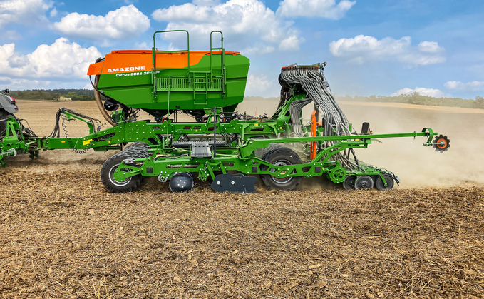 Amazone expands its drill line-up with the new eight-metre Cirrus 8004-2C Grand Amazone expands its drill line-up with the new eight-metre Cirrus 8004-2C Grand