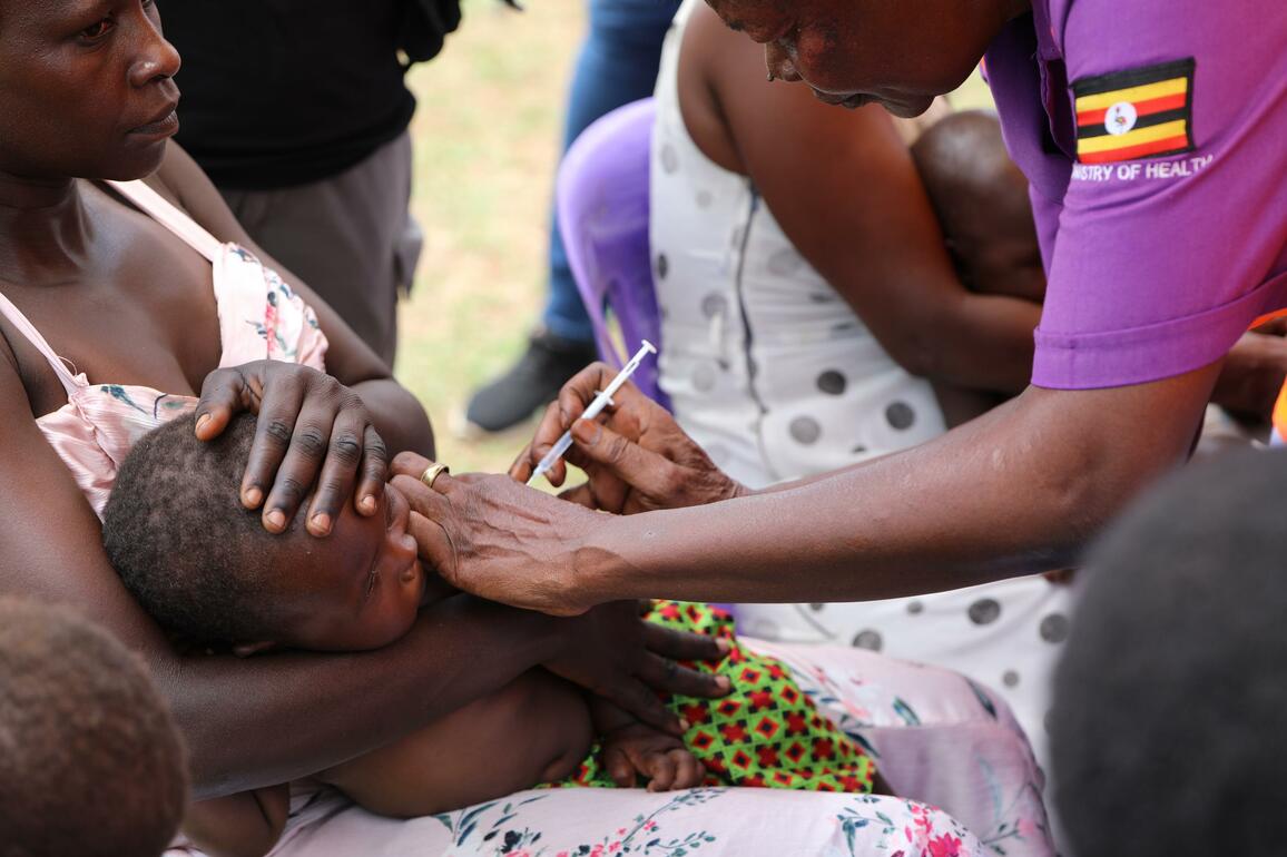 UGANDA-APAC-MALARIA VACCINATION CAMPAIGN