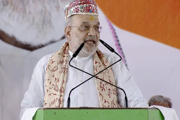 Amit Shah jibes at Mahagathbandhan's 'parivarvaad' during Darbhanga rally; highlights BJP fielding young face Maithili Thakur