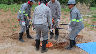 Exploração da PVW no projeto de terras raras Capão Bonito