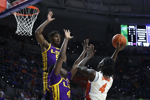 No. 12 LSU downs Florida behind Darius Days' 20 points