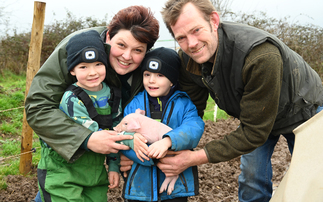 Community support makes new entrants' dream a reality on Monmouthshire farm   