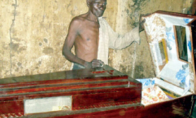 Mbale elder prepares for his burial Mbale elder prepares for his burial