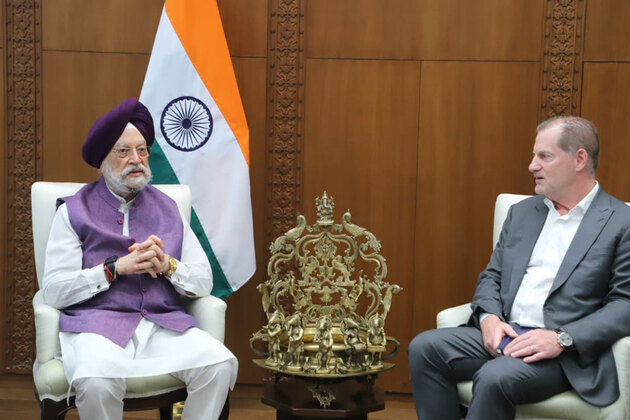 Minister Hardeep Puri discusses ramping up hydrocarbon exploration, energy transition pathways with Kearney Global MD
