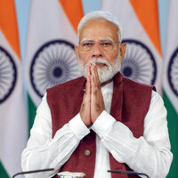PM Modi toasts Mauritius President at National Day Lunch