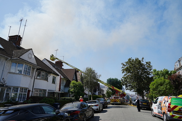 (SpotNews) BRITAIN-LONDON-GOLDERS GREEN-FIRE