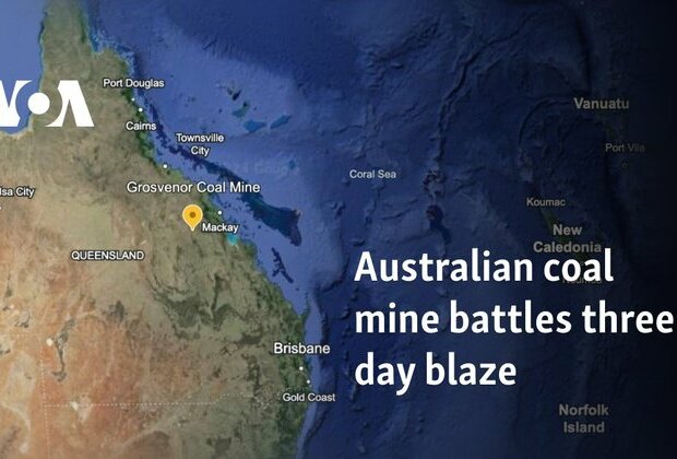 Australian coal mine battles three-day blaze