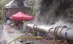  The GAG unit deployed at the Pike River mine in New Zealand.
