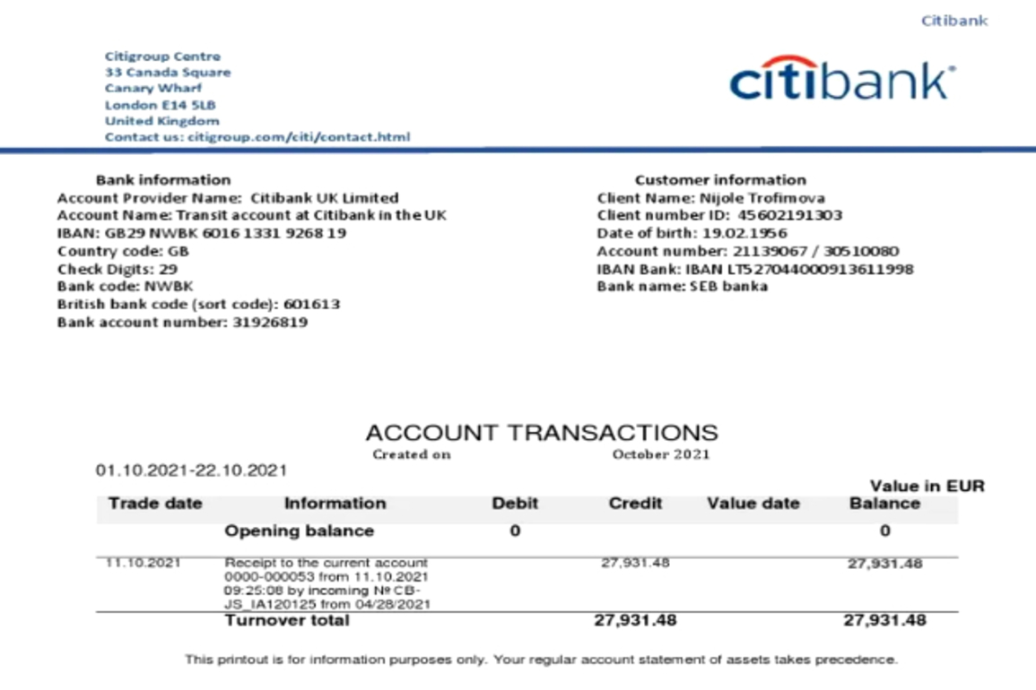 Citigroup mistakenly credits customer with $81 trillion in 'near miss'