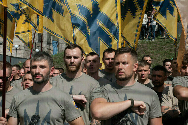 Nazi symbols prevalent in Ukrainian military  Le Monde