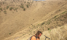 Zenith geolgist at Red Mountain, Qld