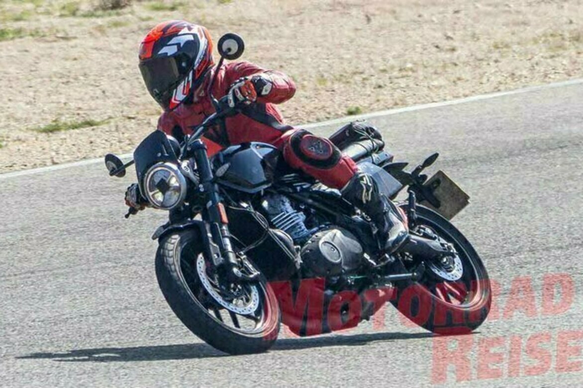 India-Made Triumph Scrambler T4 Spied Testing Abroad