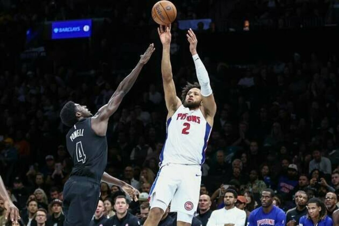Pistons ride Cade Cunningham's 34 points to rout of Nets