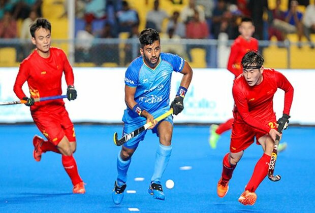 Hockey India congratulates Manpreet Singh on completing 350 international caps