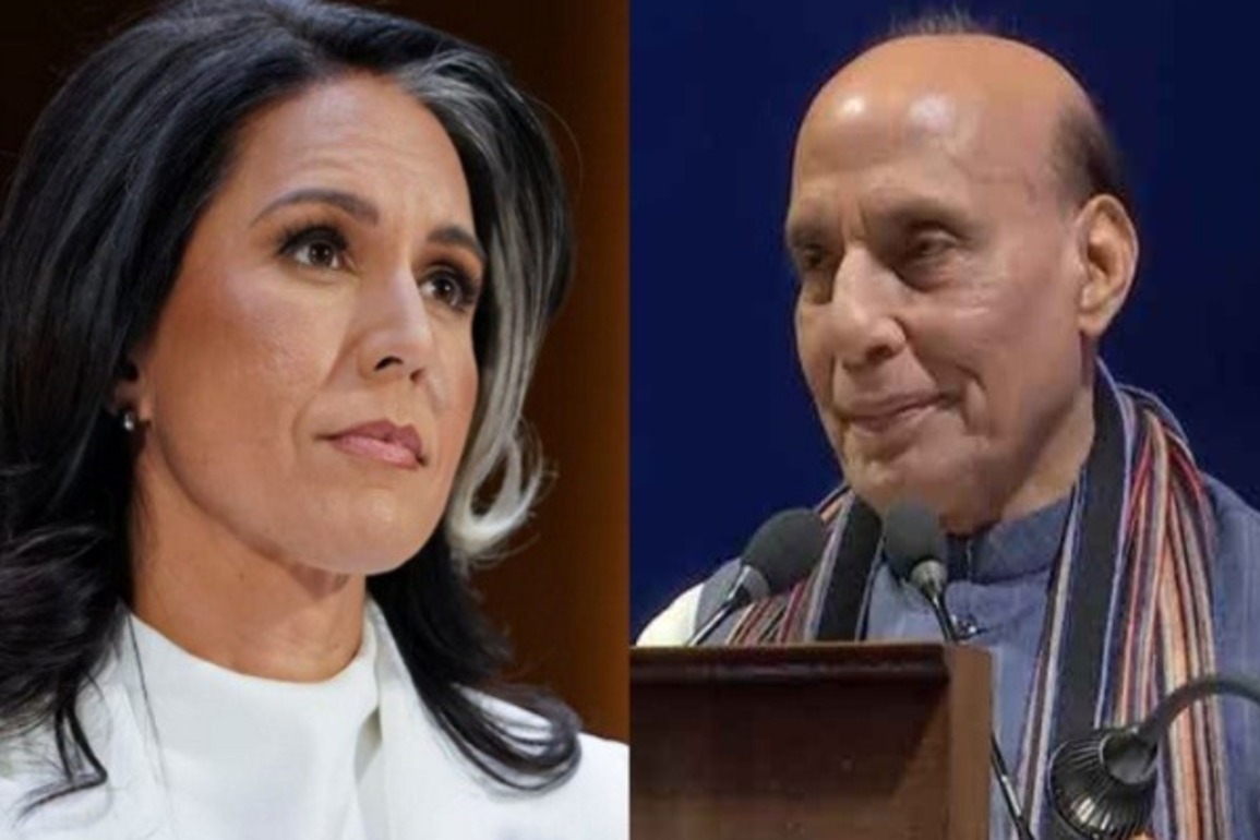 Defence Minister Rajnath Singh to meet US Intelligence chief Tulsi Gabbard today