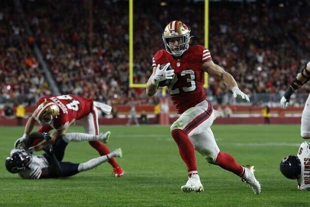 49ers RB Christian McCaffrey, LT Trent Williams miss practice