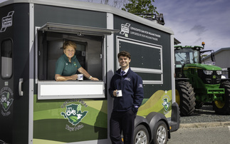 Converted horsebox café brews up £6,500 boost for Royal Welsh fundraiser