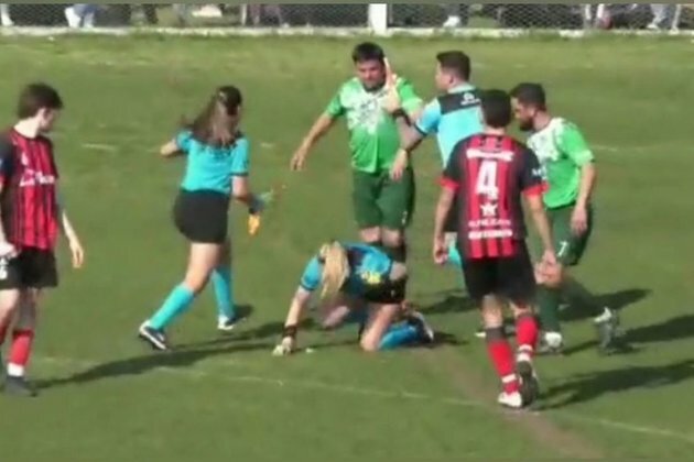 Footballer launches shocking attack on female referee