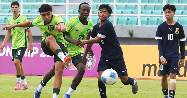 (SP)INDONESIA-SIDOARJO-FOOTBALL-AFF U17 BOYS-CHAMPIONSHIP-AUSTRALIA VS BRUNEI DARUSSALAM