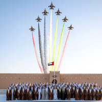 Hamdan bin Zayed attends group wedding of 86 grooms from Al Dhafra Region