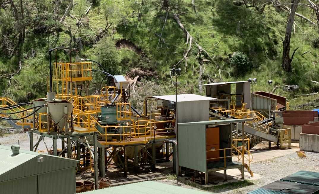 The Hill End processing plant