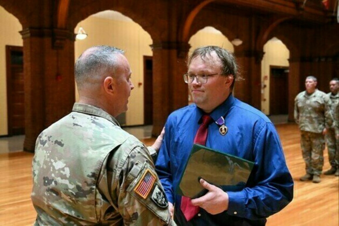 Long overdue Purple Heart delivered with help from NY Guard