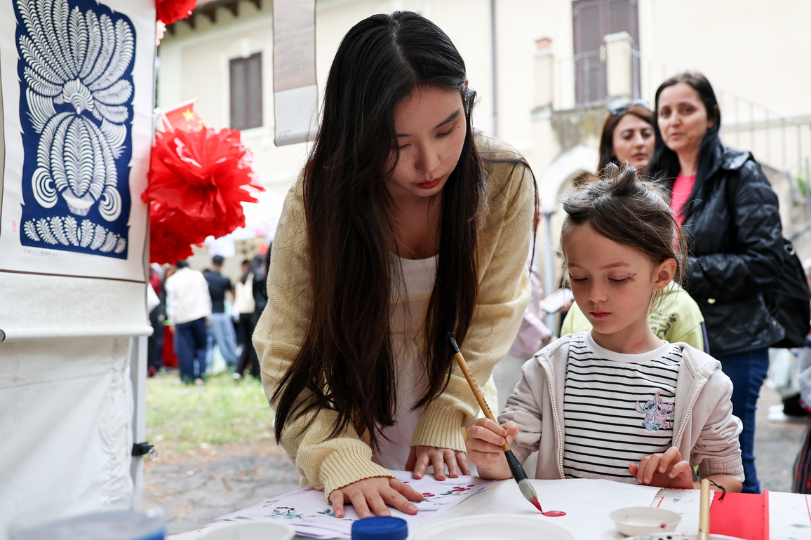 ITALY-ROME-TRADITIONAL CHINESE CULTURE-EXPERIENCE ACTIVITY