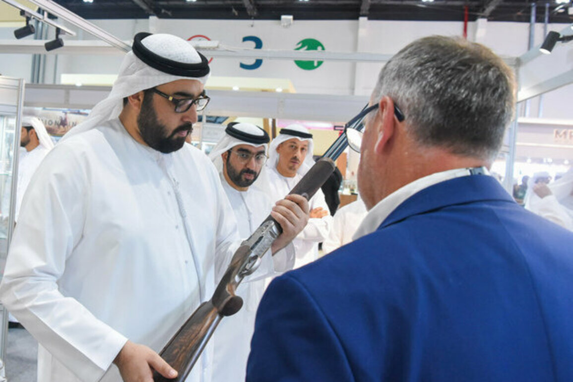 Crown Prince of Umm Al Quwain visits Abu Dhabi International Hunting and Equestrian Exhibition 2025