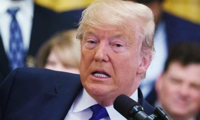 Trump tears into Biden and Harris, but says may have to use own money in reelection Trump tears into Biden and Harris, but says may have to use own money in reelection