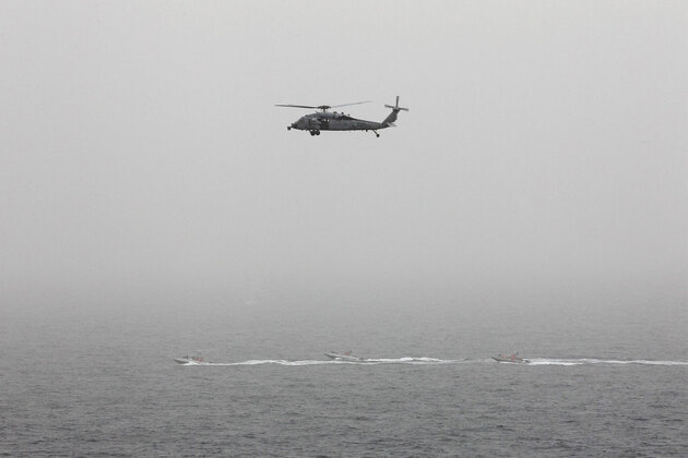 US crew reported rescued after helicopter goes down near Strait of Hormuz, reports NYT