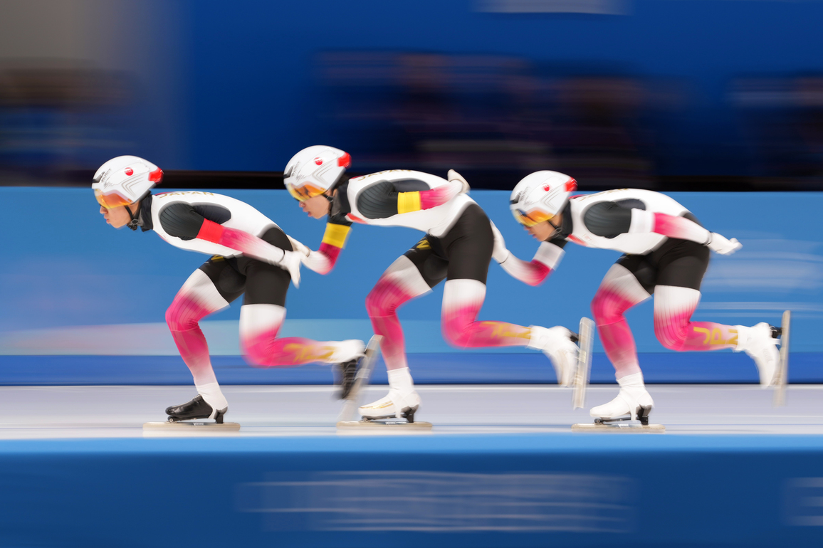 (SP)CHINA-HARBIN-ASIAN WINTER GAMES-SPEED SKATING-MEN'S TEAM PURSUIT(CN)