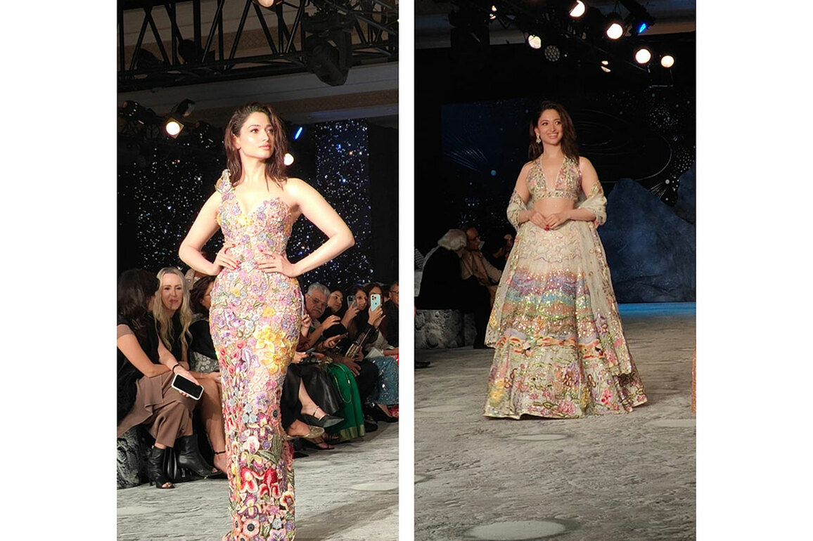 ICW 2025: Tamannaah Bhatia serves 2 stunning looks at Rahul Mishra's opening show, strikes balance between modern wear, Indian traditional clothing