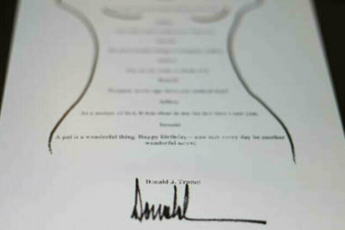 White House dismisses Trump 'birthday card' to Epstein as bulls**t