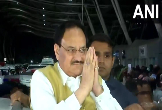 Union Minister JP Nadda arrives in Odisha for 9th National Health Summit