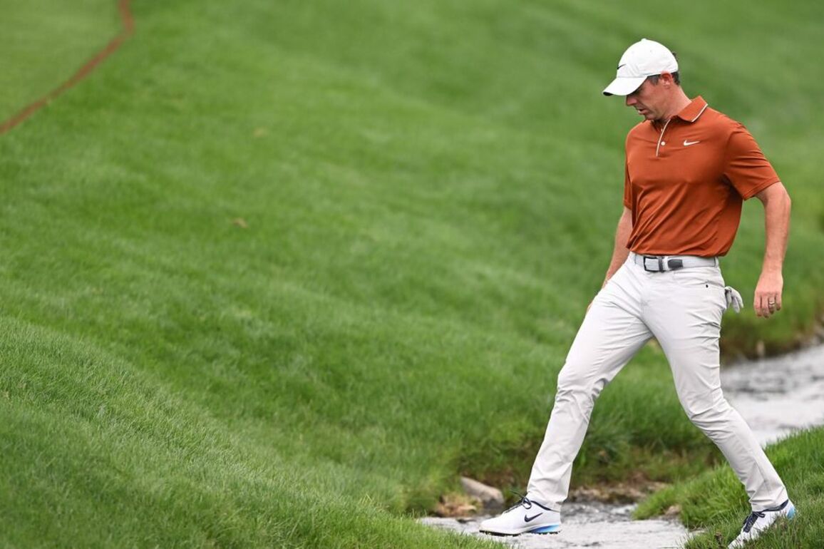 Rory McIlroy's three words he muttered under his breath at PGA Championship