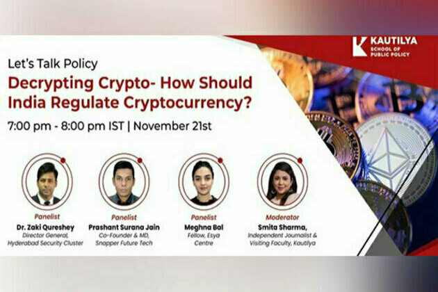 The Renowned Kautilya School of Public Policy to host a webinar on How India Should Regulate Cryptocurrency with Key Prominent Speakers