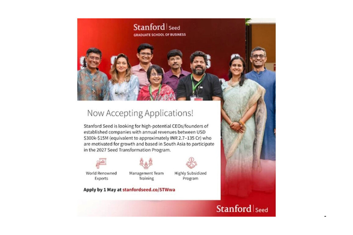 Last Call: Applications for Stanford Seed Transformation Program in South Asia Close Soon
