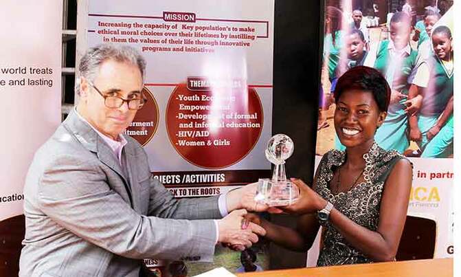 Ugandan youth scoops HIV/AIDS award Ugandan youth scoops HIV/AIDS award
