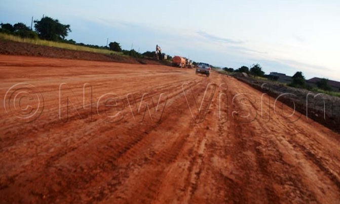 Construct works on Hoima-Butiaba-Wanseko road halted Construct works on Hoima-Butiaba-Wanseko road halted