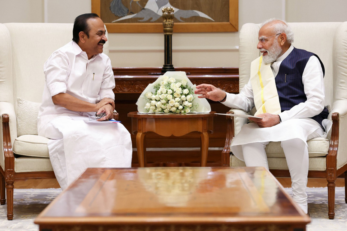 Keralam CM VD Satheesan holds first official meeting with PM Modi after taking office