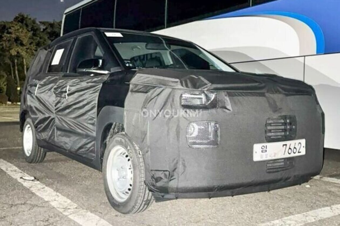 2026 Hyundai Exter Facelift Spied In South Korea  Launch Nears