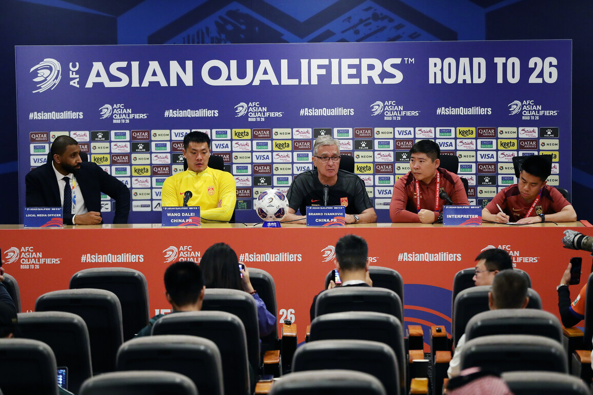 (SP)SAUDI ARABIA-RIYADH-FOOTBALL-FIFA WORLD CUP QUALIFIER-PRESS CONFERENCE