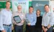  Pictured (L-R) GRDC acting senior regional manager – west Peter Bird, DPIRD senior research officer Chris Gazey, Dr James Fisher of Desiree Futures, Premier’s Midcareer Fellow Dr Fiona Evans and GRDC agronomy, soils and farming systems west manager Dr Rowan Maddern.  Picture courtesy DPIRD.